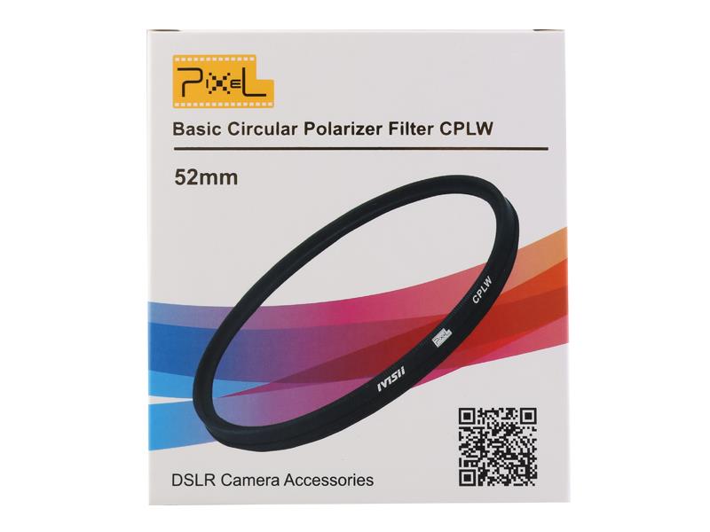 Pixel CPLW Filter 52mm, strong protection and improve quality.
