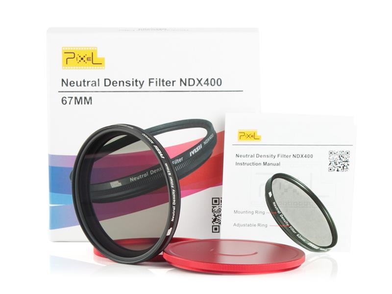 Pixel ND2-ND400 67mm filter, strong protection and improve quality.