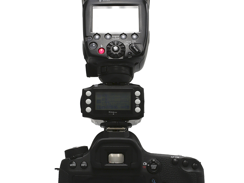 Pixel King Pro For Canon Wireless TTL Flash Trigger, send, receive and powerful function.