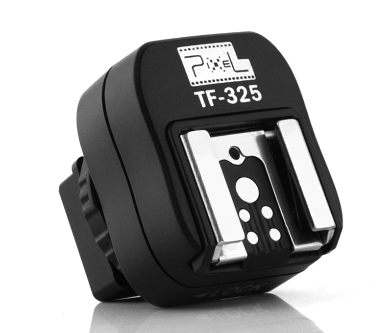 Pixel TF-325  hot shoe adapter, interface transformation and multiple support.