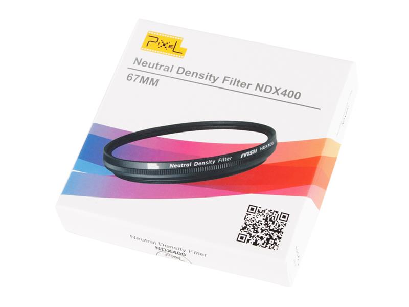 Pixel ND2-ND400 67mm filter, strong protection and improve quality.