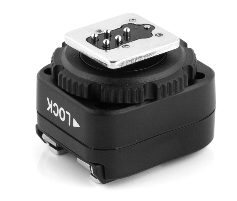 Pixel TF-321 Canon hot shoe adapter, interface transformation and multiple support.