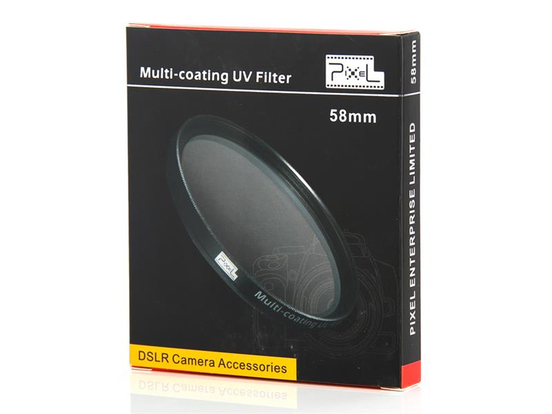 Pixel MCUV Filter 58mm, strong protection and improve quality.