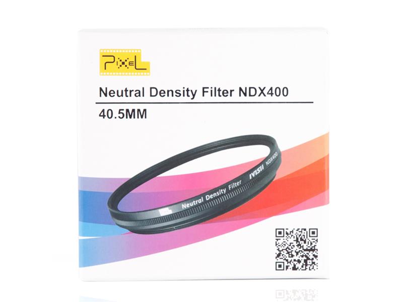 Pixel ND2-ND400 40.5mm filter, strong protection and improve quality.