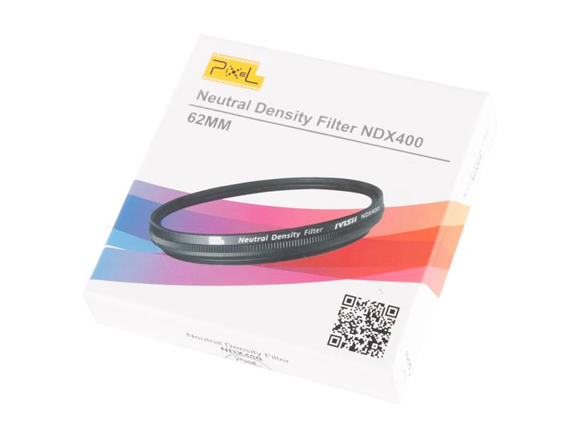 Pixel ND2-ND400 62mm filter, strong protection and improve quality.