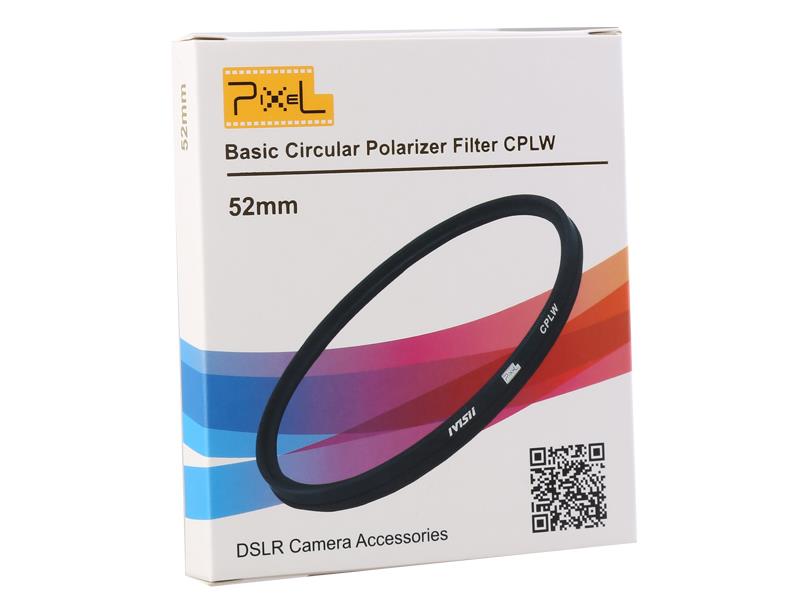 Pixel CPLW Filter 52mm, strong protection and improve quality.