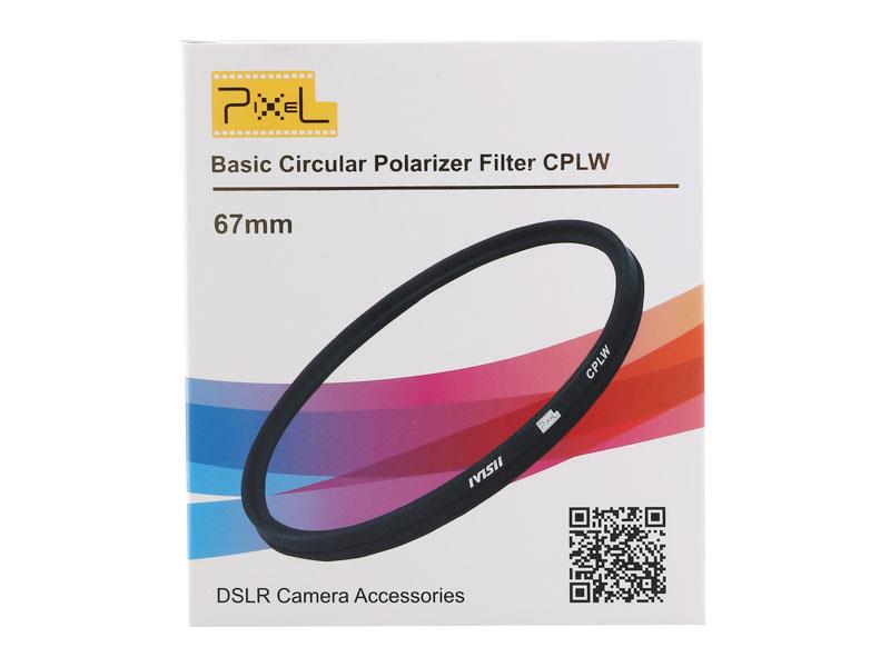 Pixel CPLW Filter 67mm, strong protection and improve quality.