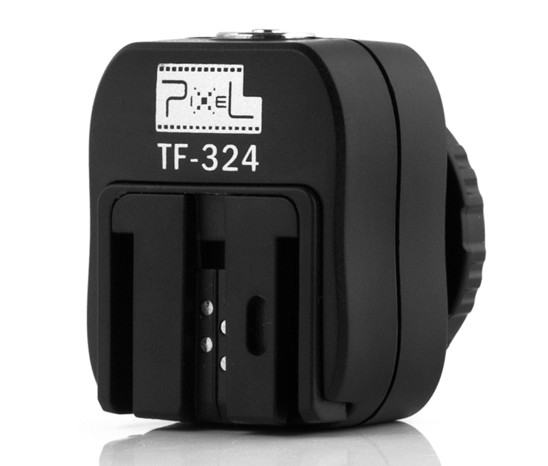Pixel TF-324 hot shoe adapter, interface transformation and multiple support.