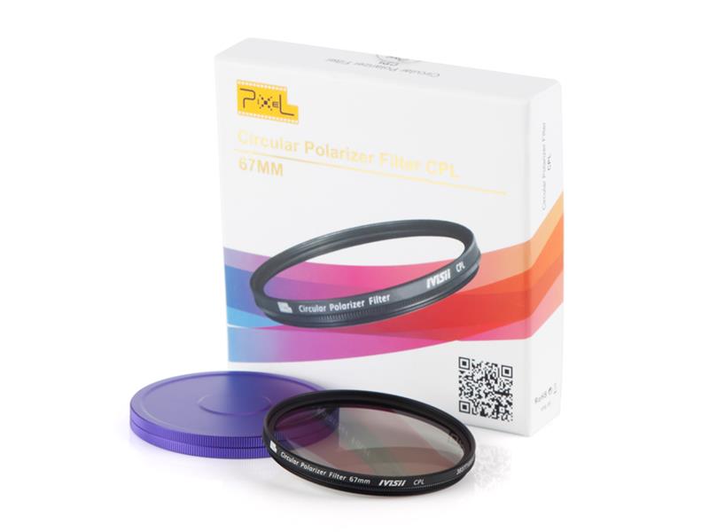 Pixel CPL Filter 67mm, strong protection and improve quality.