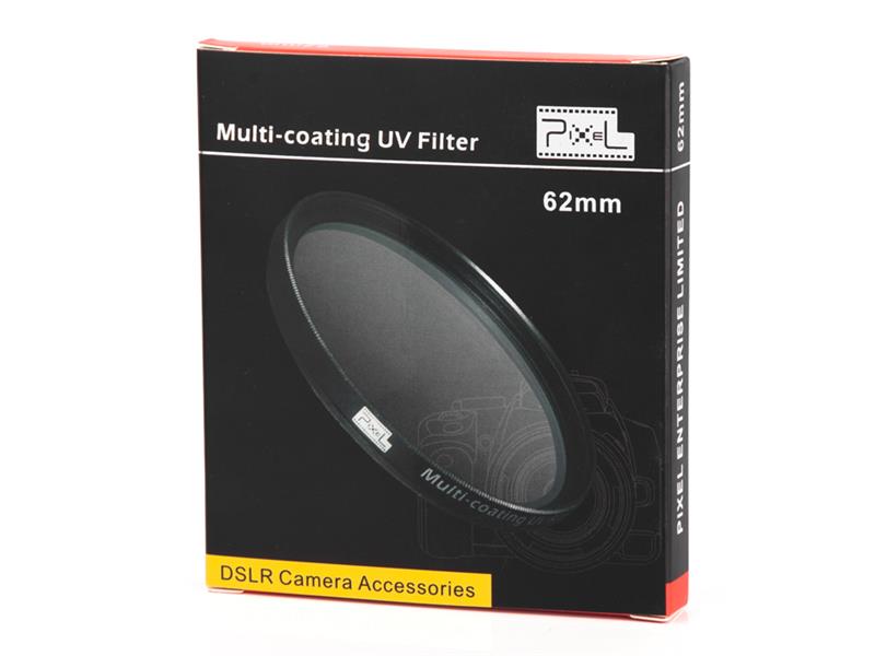 Pixel MCUV Filter 62mm, strong protection and improve quality.
