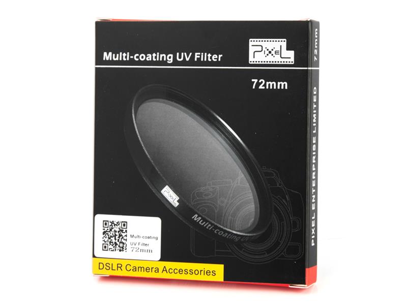 Pixel MCUV Filter 72mm, strong protection and improve quality.