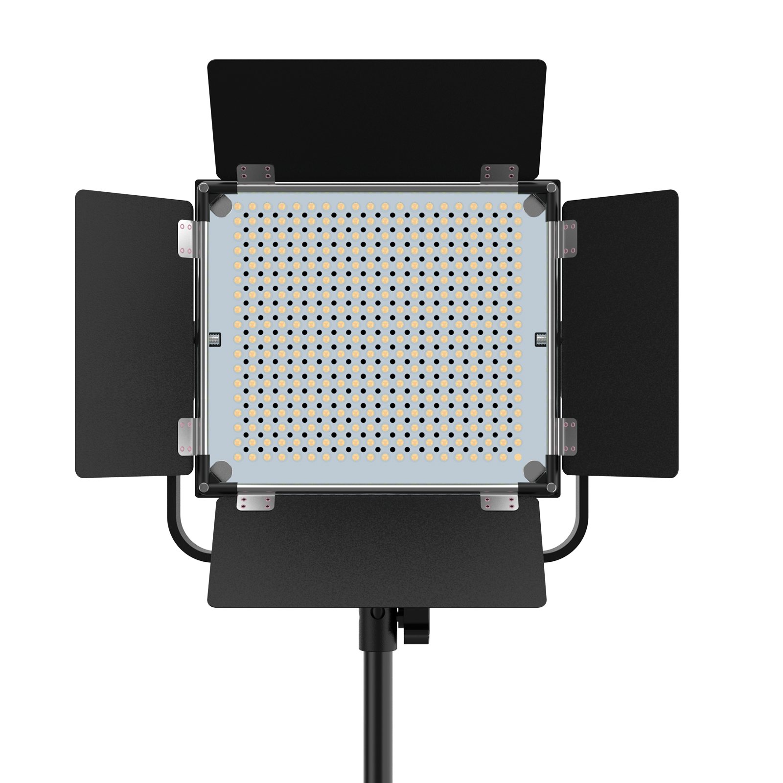 Plxel K60 RGB Metal Light, Gathering light Reflector, brightness upgrade, bi-color temperature and Stepless Adjusted.