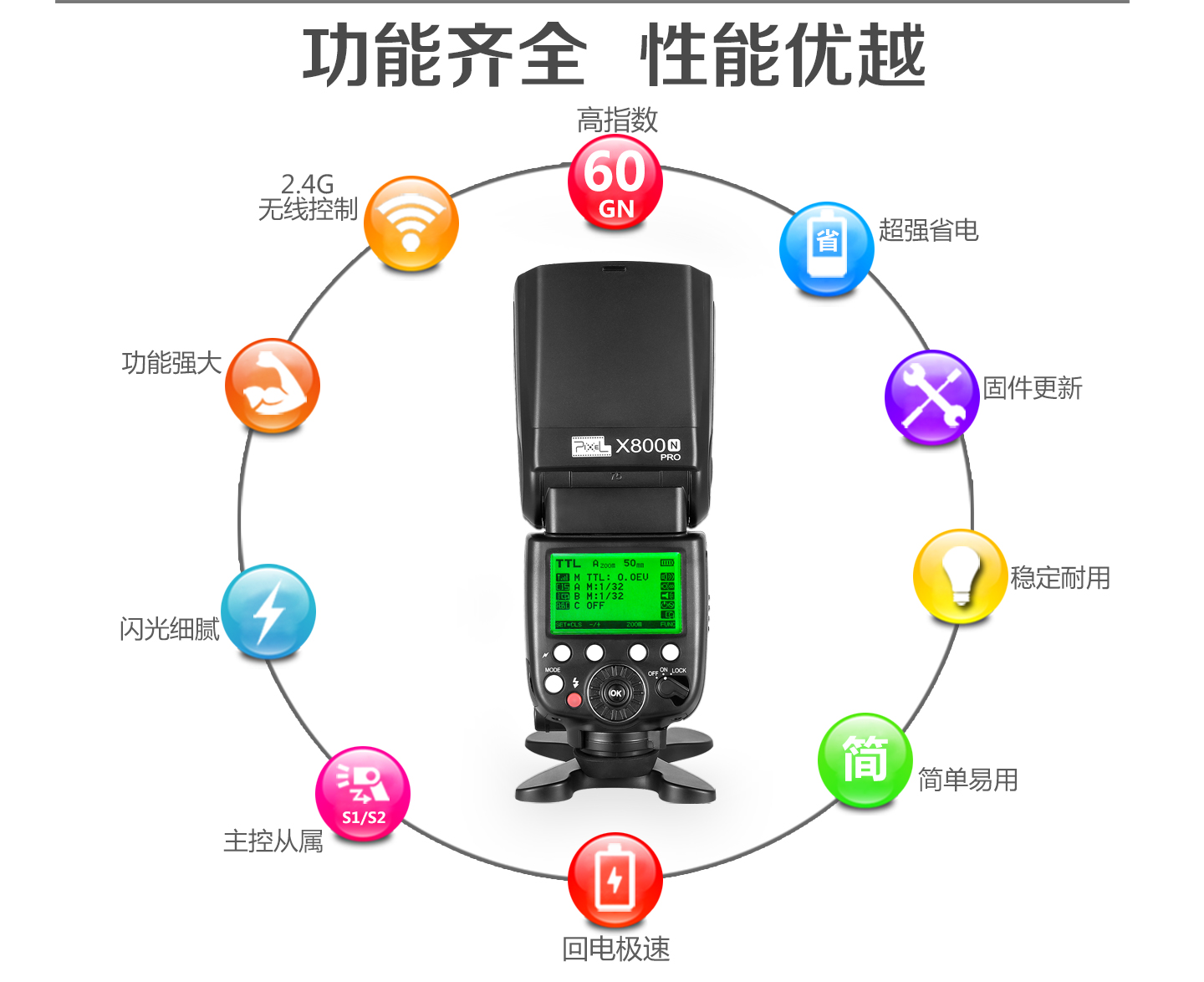 功能齐全，性能优越
