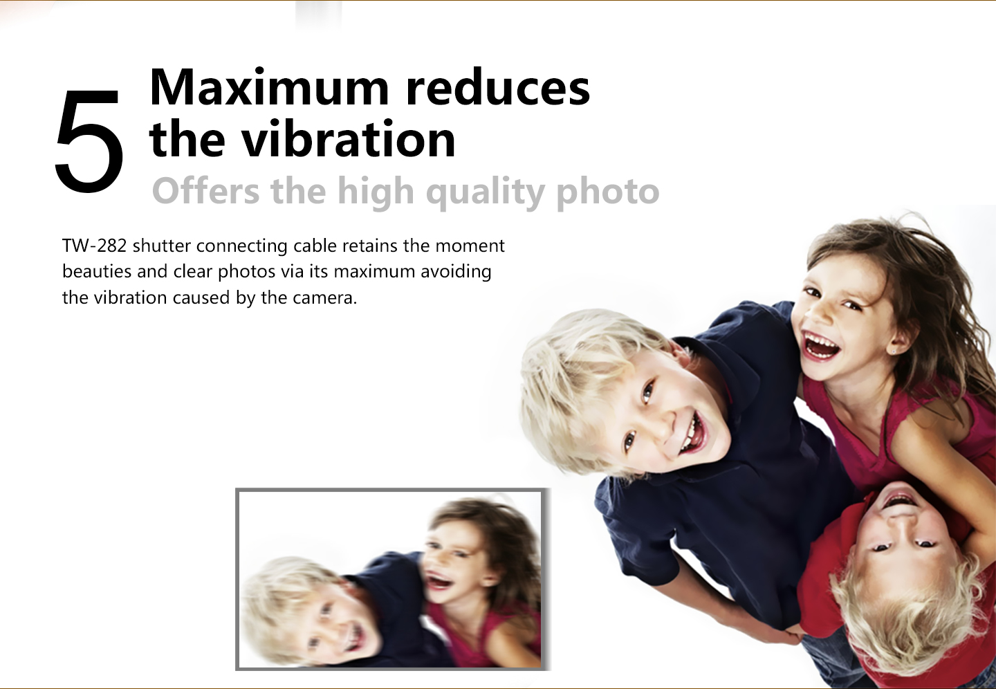 Maximum reduces the vibration