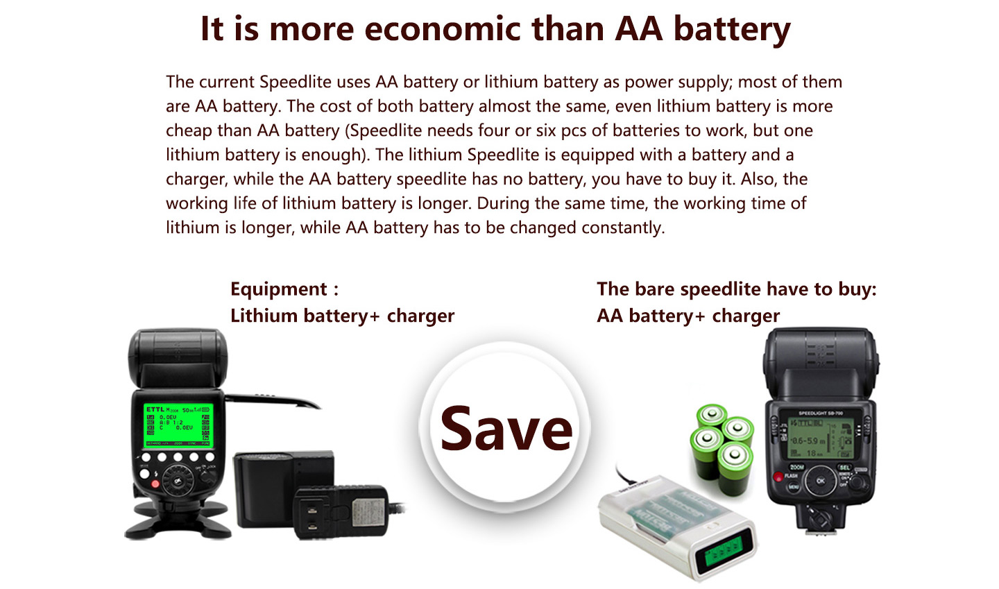 lt is more economic than AA battery