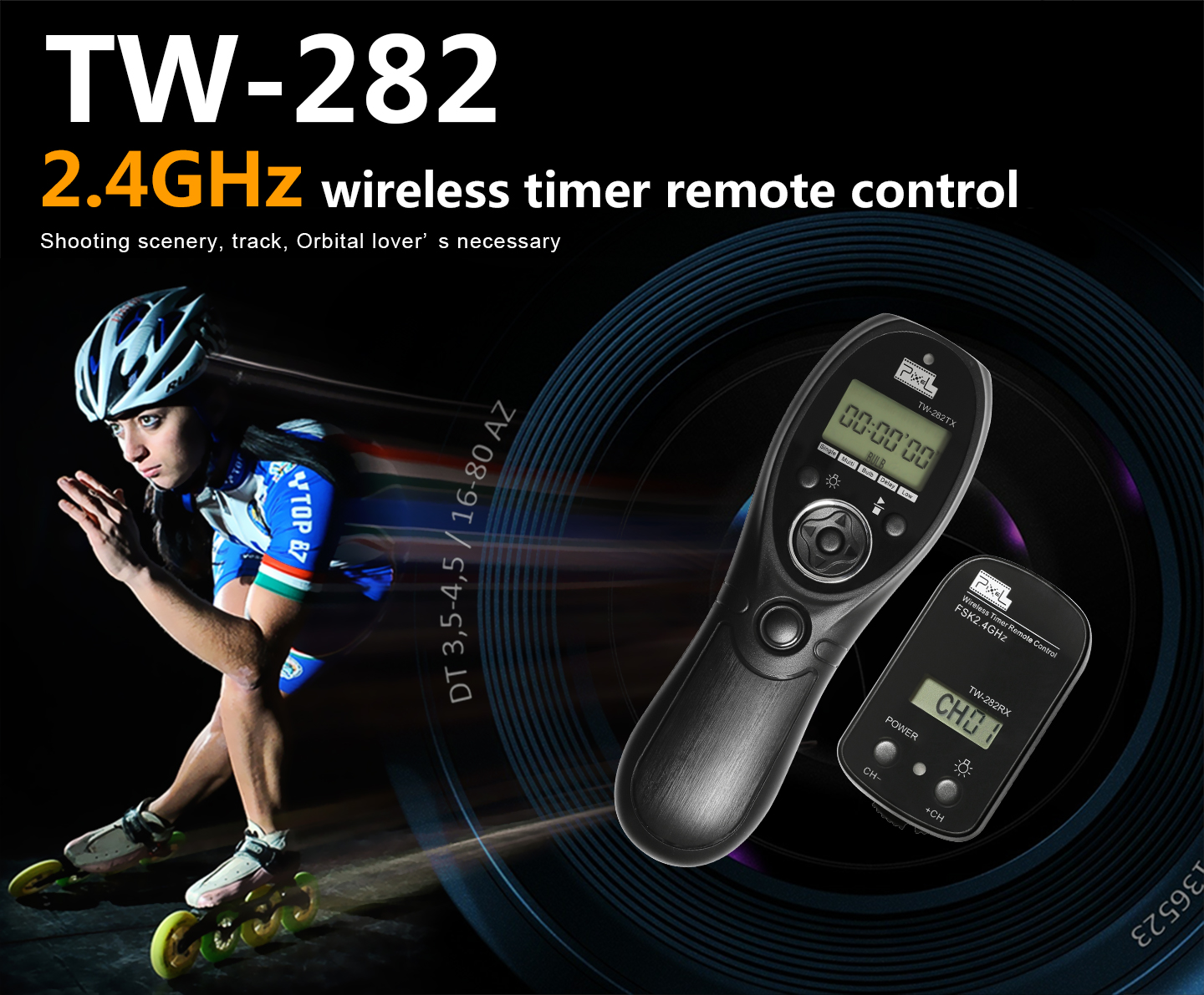 TW-282 2.4GHz wireless timer remote control