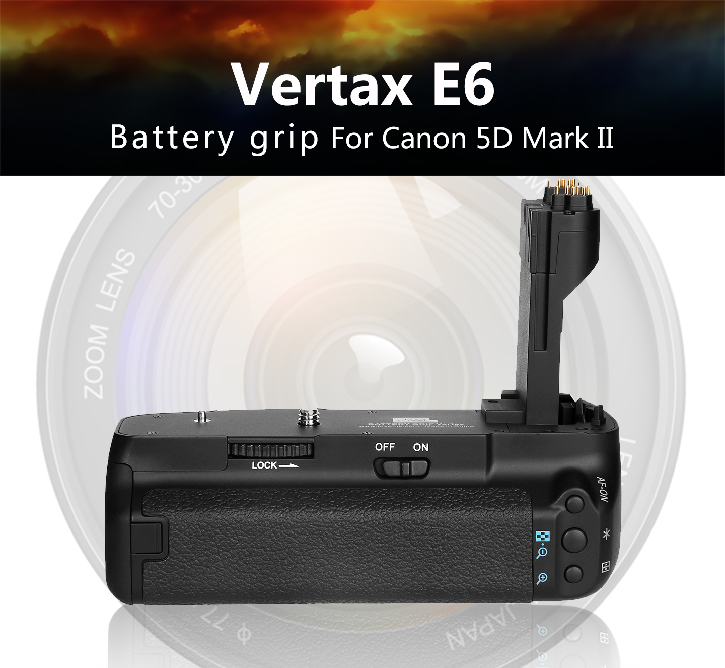 Vertax E6 Battey grip For Canon 5D Mark II