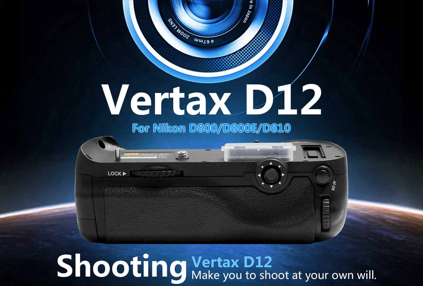 Vertax D12 For Nikon D800/D800E/D810