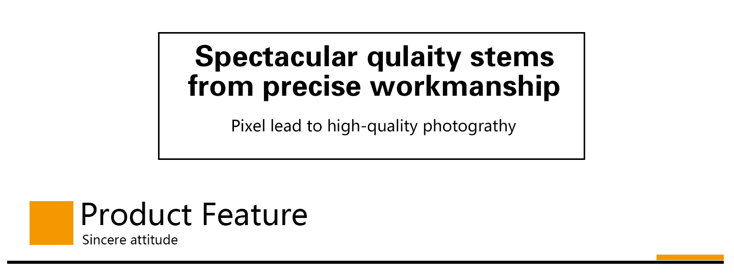Spectacular qulaity stems from precise workmanship