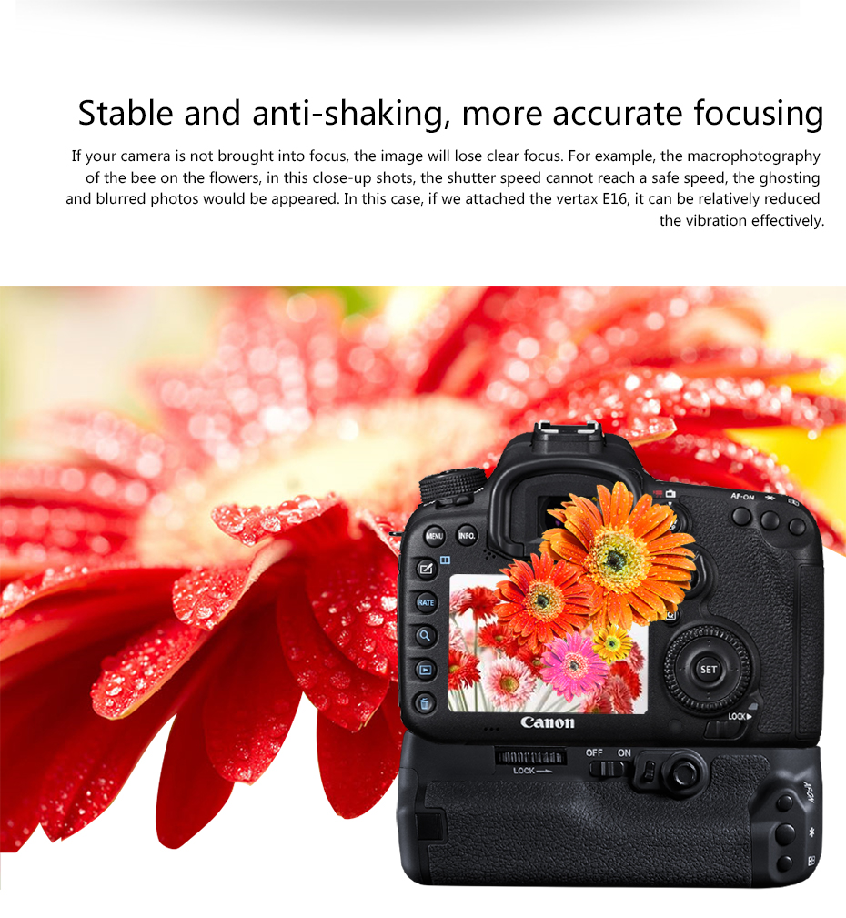 Stable and anti-shaking, more accurate focusing