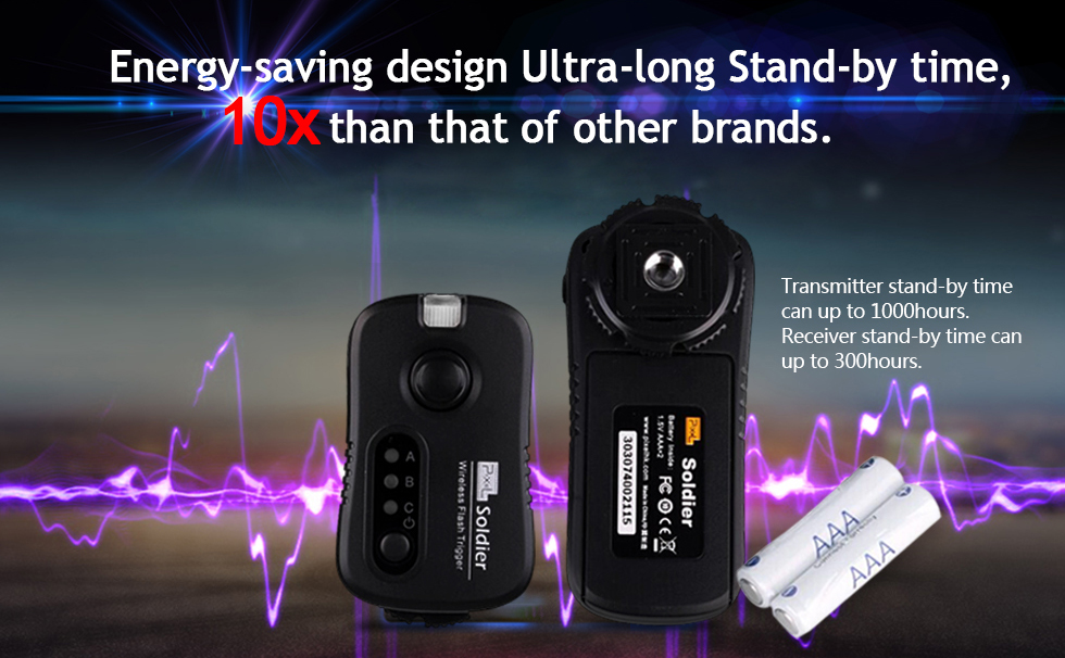 Energy-saving design Ultra-long Stand-by time, 10x than that of other brands