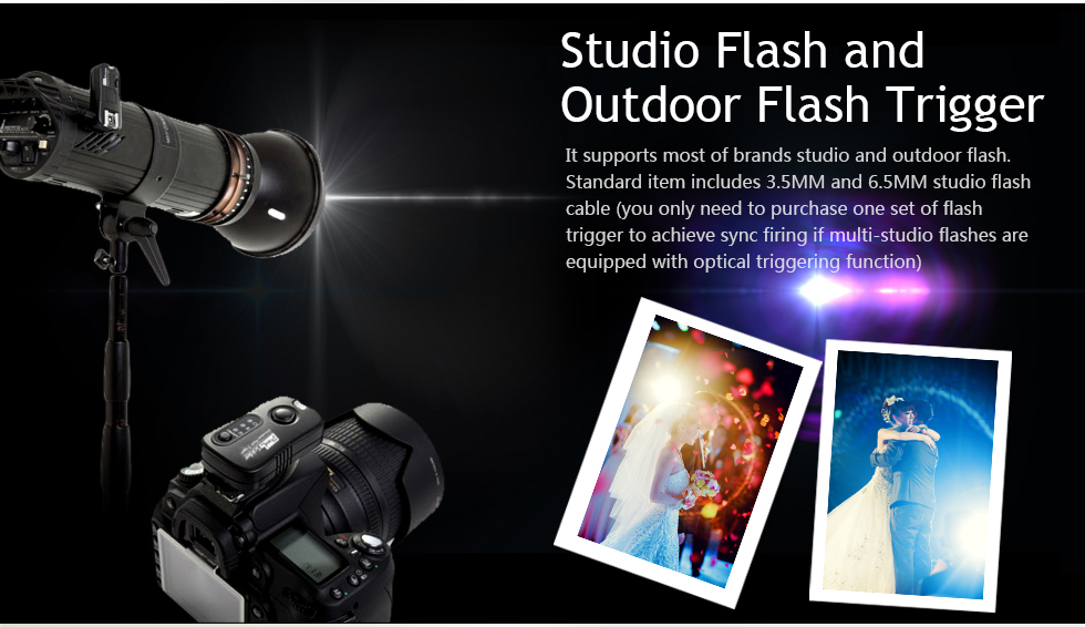 Studio Flash and Outdoor Flash Trigger