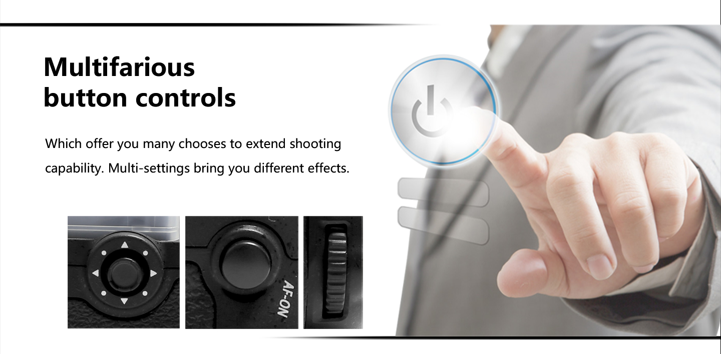 Multifarious button controls