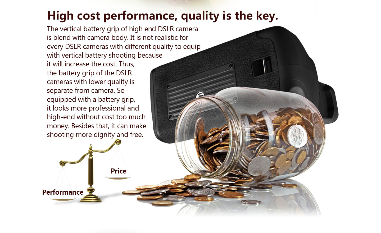 High cost performance, quality is the key