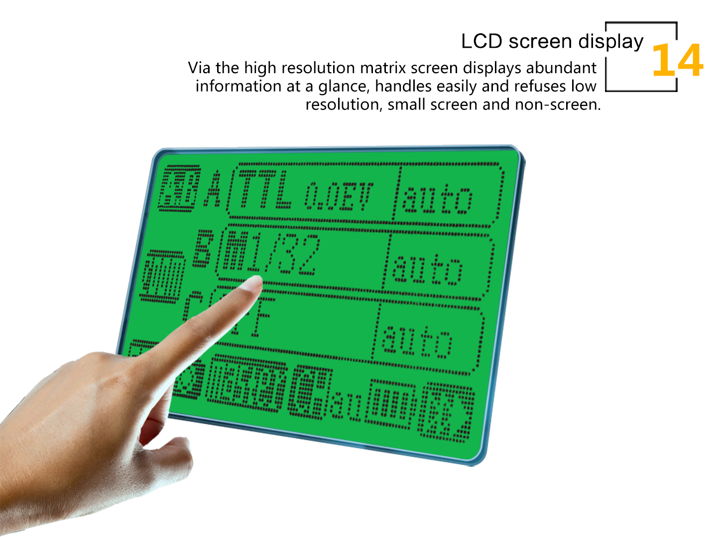 LCD screen display