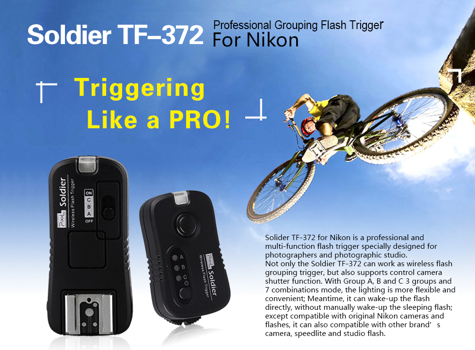 Soldier TF-372 Professonal Grouping Flash Trigger