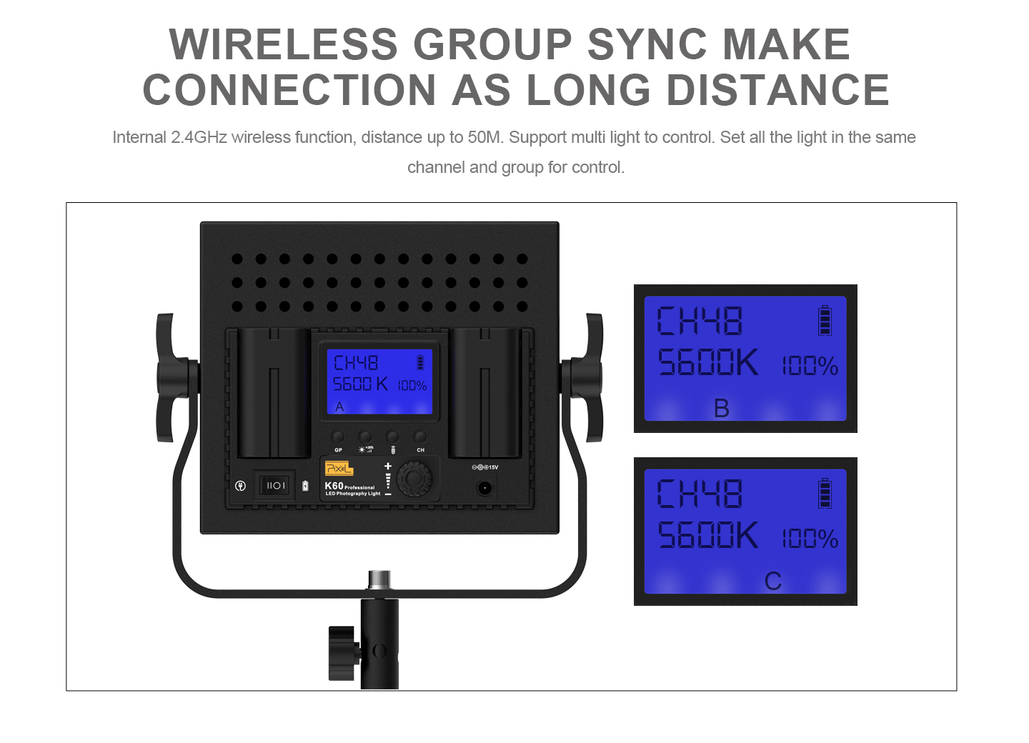 WIRELESS GROUP SYNC MAKE CONNECTION AS LONG DISTANCE