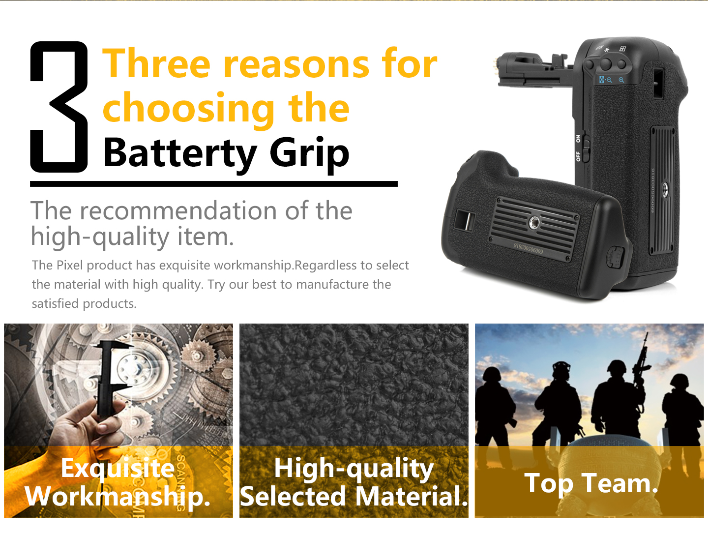 Three reasons for choosing the Batterty Grip