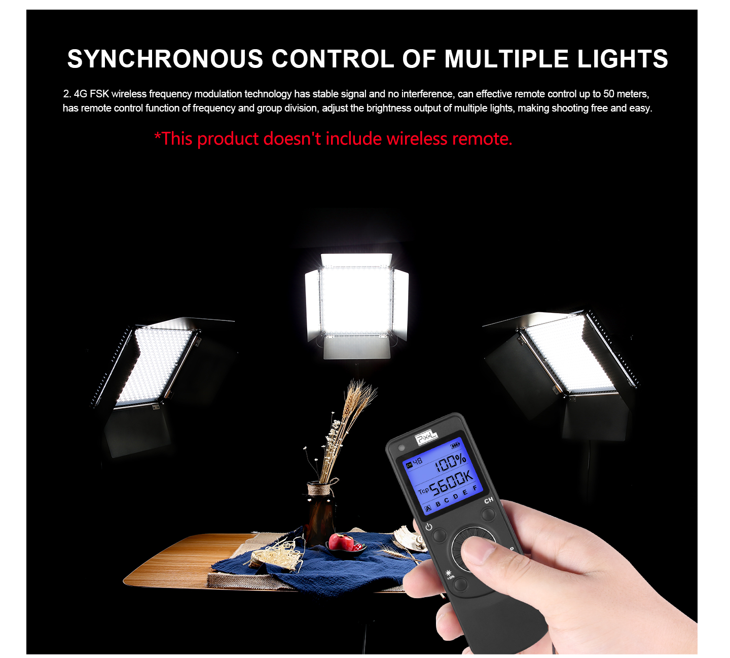 SYNCHRONOUS CONTROL OF MULTIPLE LIGHTS