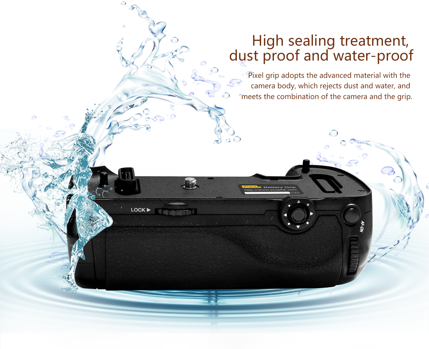 High sealing treatment, dust proof and water-proof