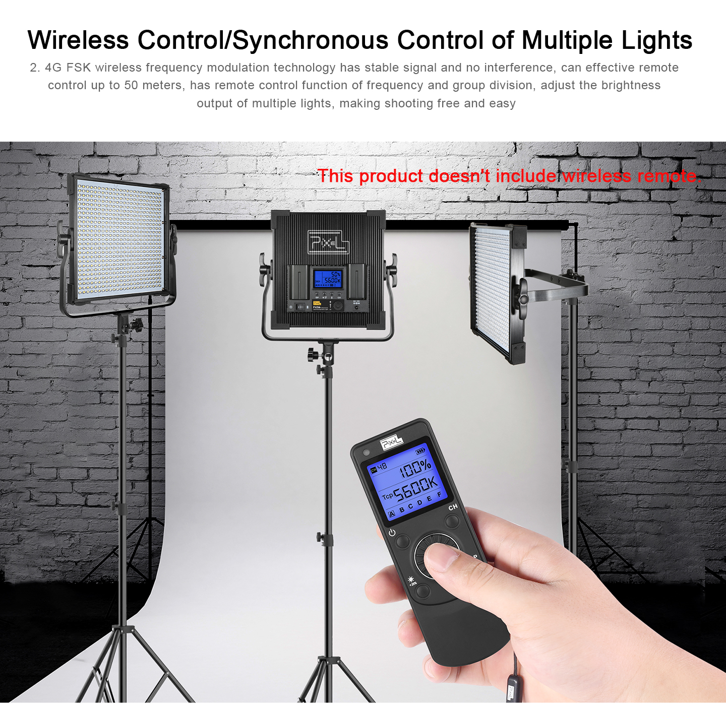 Wireless Control/Syncchronous Control of Multiple Lights