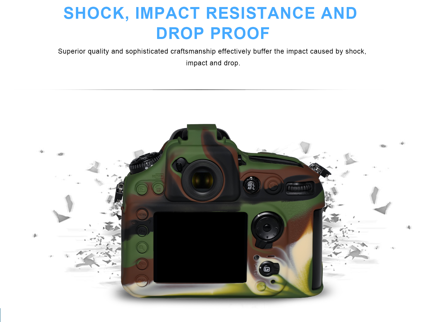 SHOCK, IMPACT RESISTANCE AND DROP PROOF