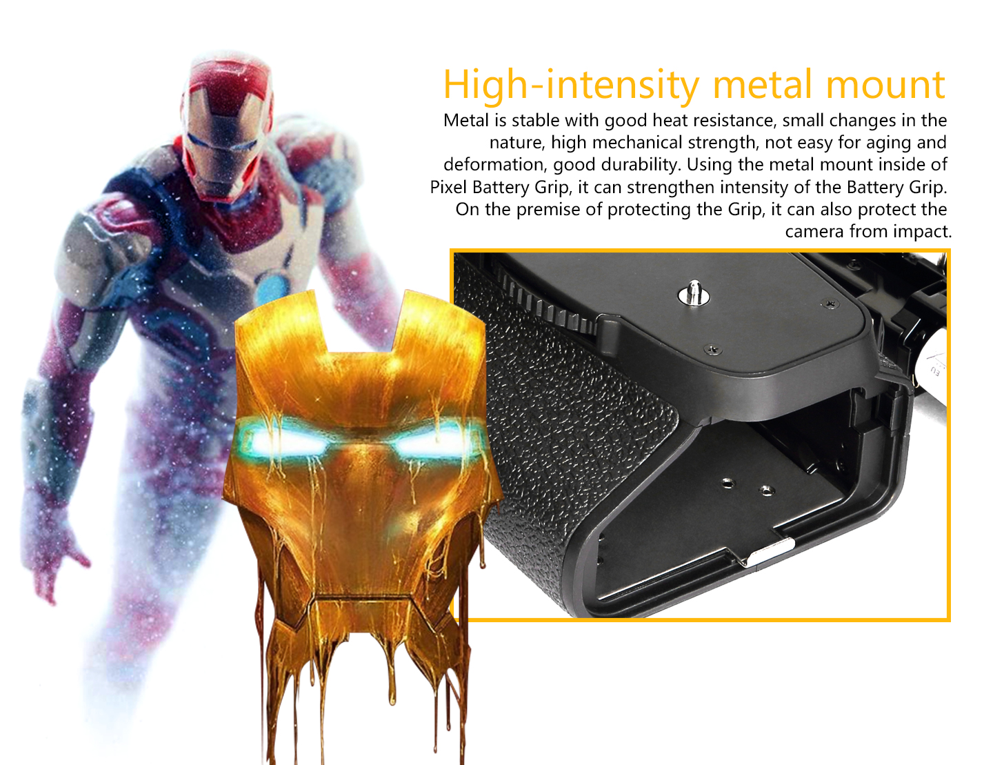 High-intensity metal mount