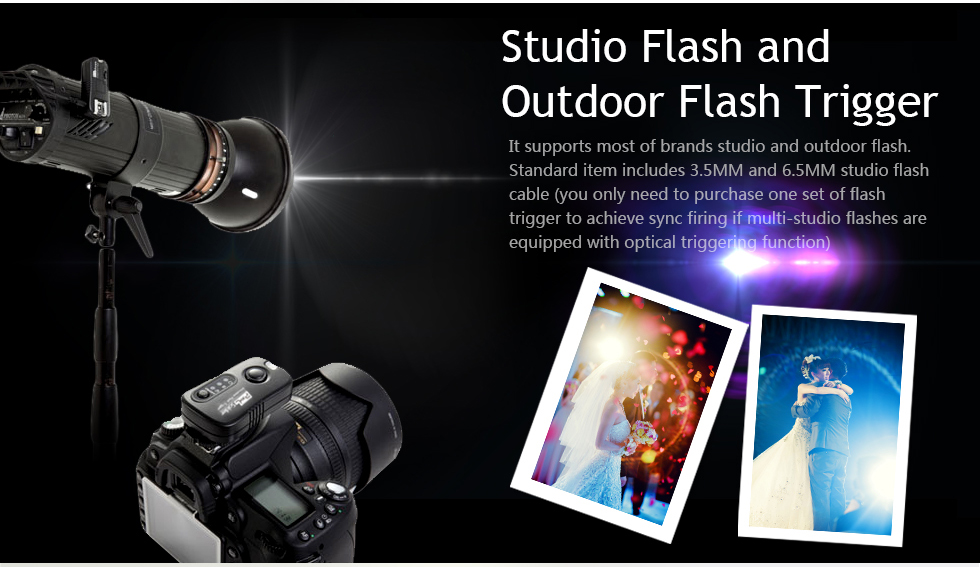 Studio Flash and Outdoor Flash Trigger
