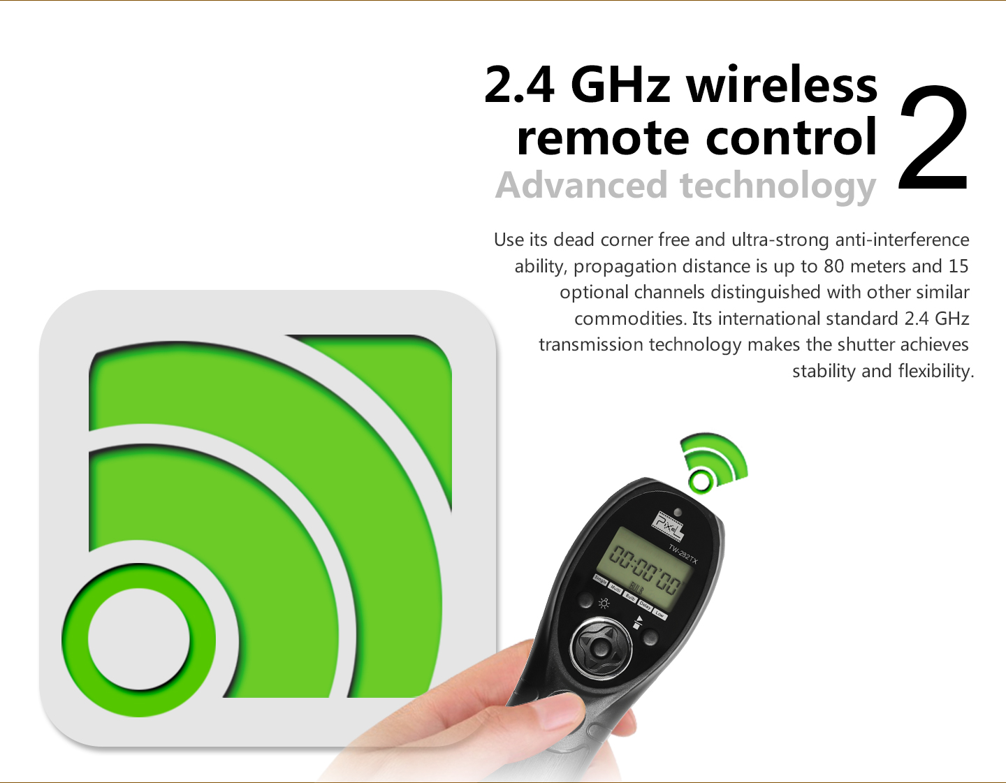 2.4 GHz wireless remote control