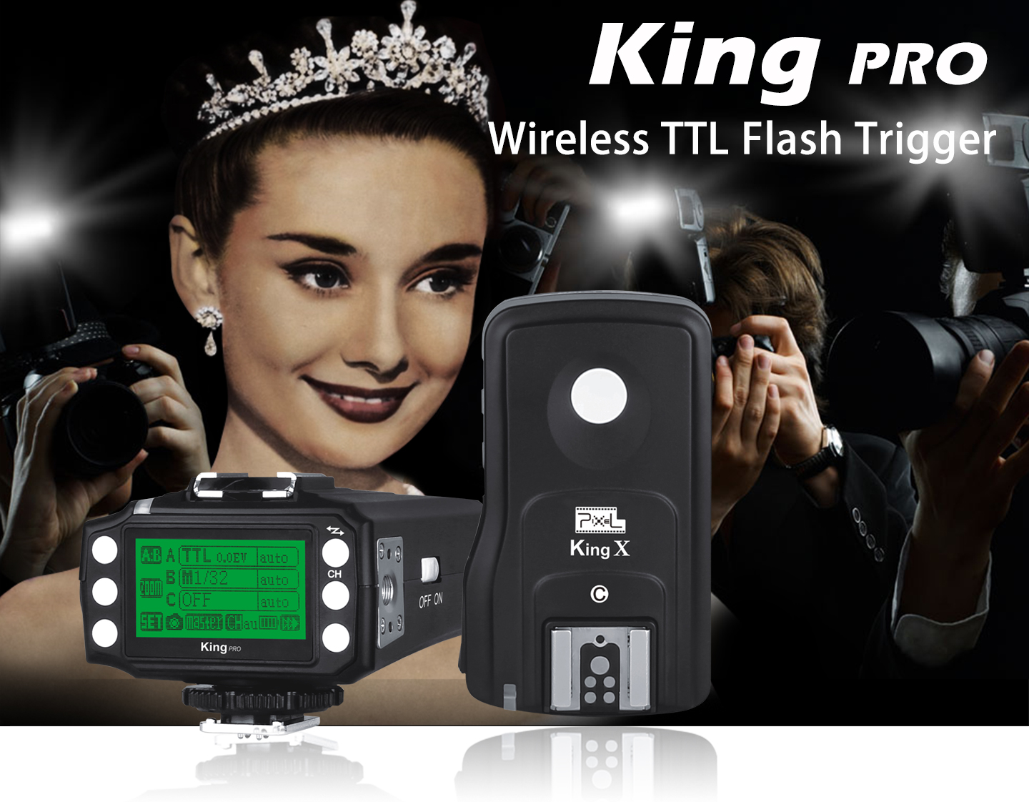 King PRO Wireless TTL Flash Trigger